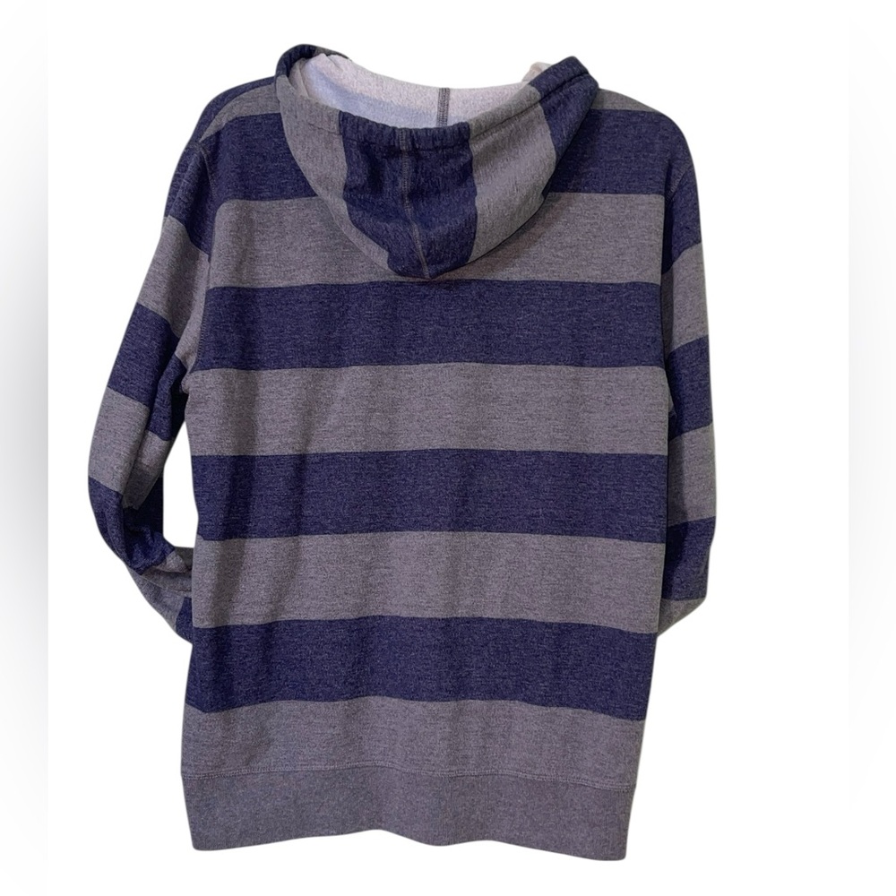 Men’s Knickerbocker Vintage Design blue/gray striped full-zip hoodie. SZ- XL GUC - Picture 4 of 8